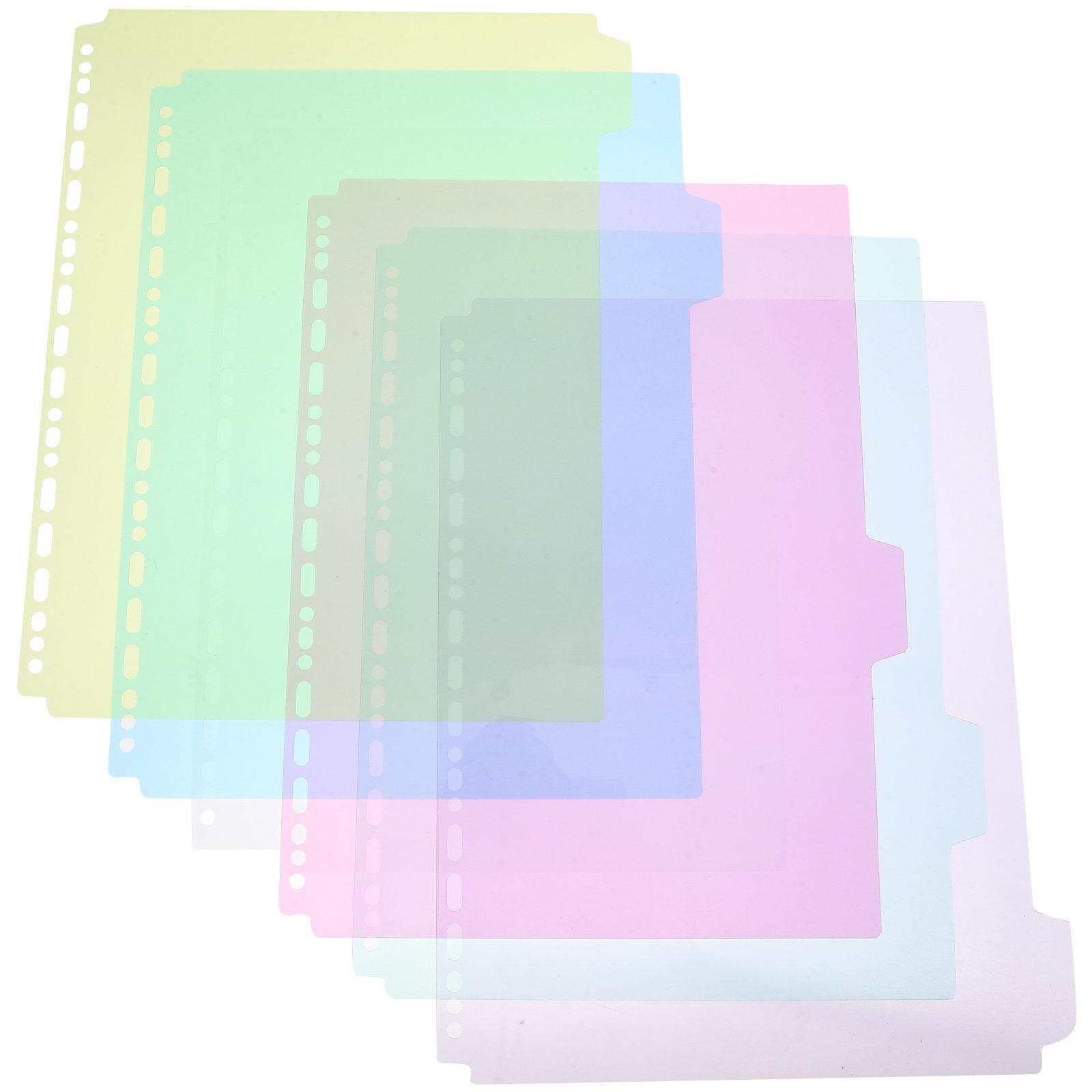 Tab Divider A4 - 6Pcs Tabbed Binder Dividers A4 Size