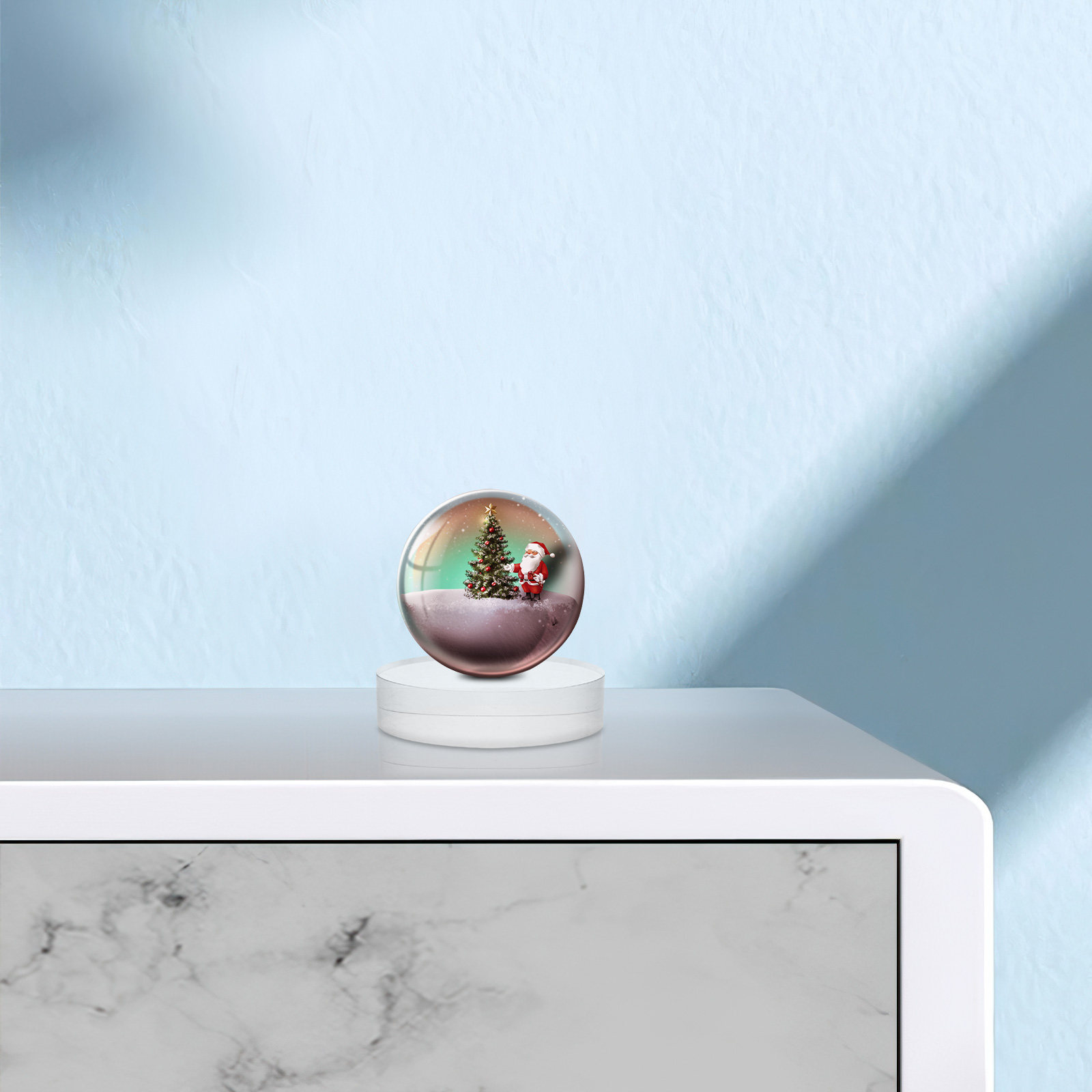 Round Transparent Crystal Glas - Book Weight Glass recension och pris