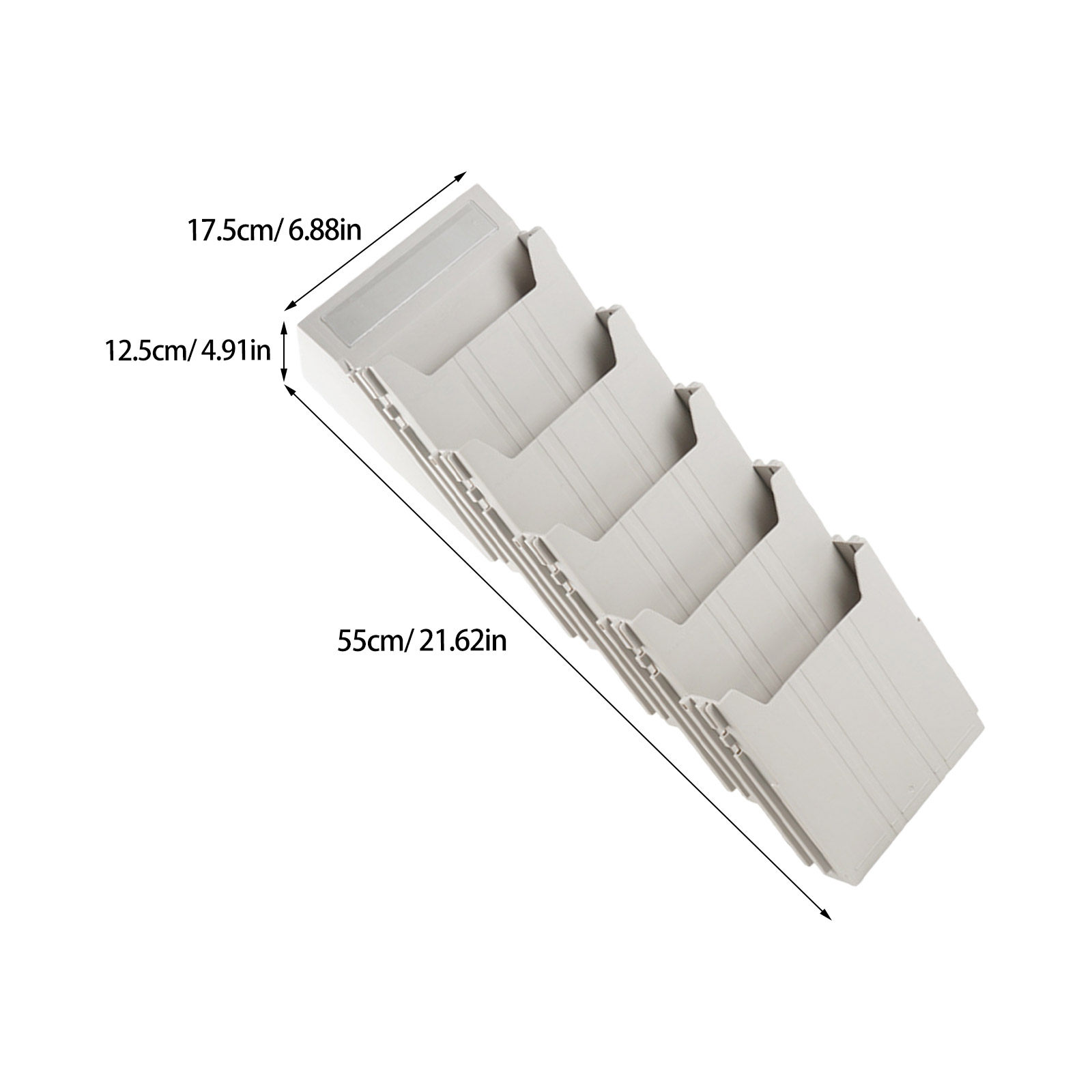 Wall Mounted File Organizer Ad - Magazine Holder Rack recension och pris