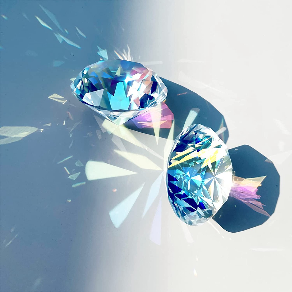 AB46-2PCS 50 Mm/ 2 Inch AB Col - Paper Weight Crystal recension och pris