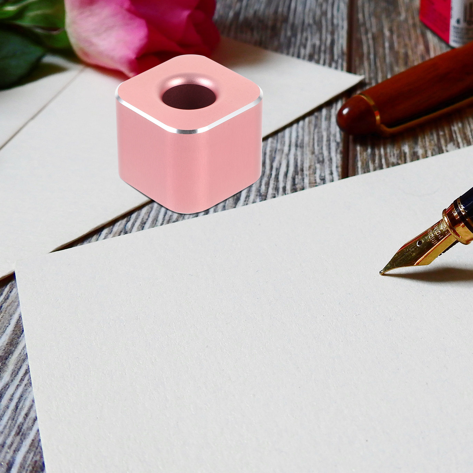 Aluminum Alloy Metal Pen Holde - Pen Rest Single recension och pris