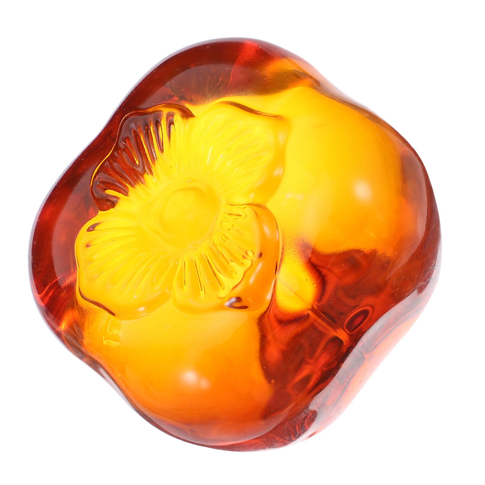 Glass Persimmon Paperweight Cr - Book Weight Glass recension och pris