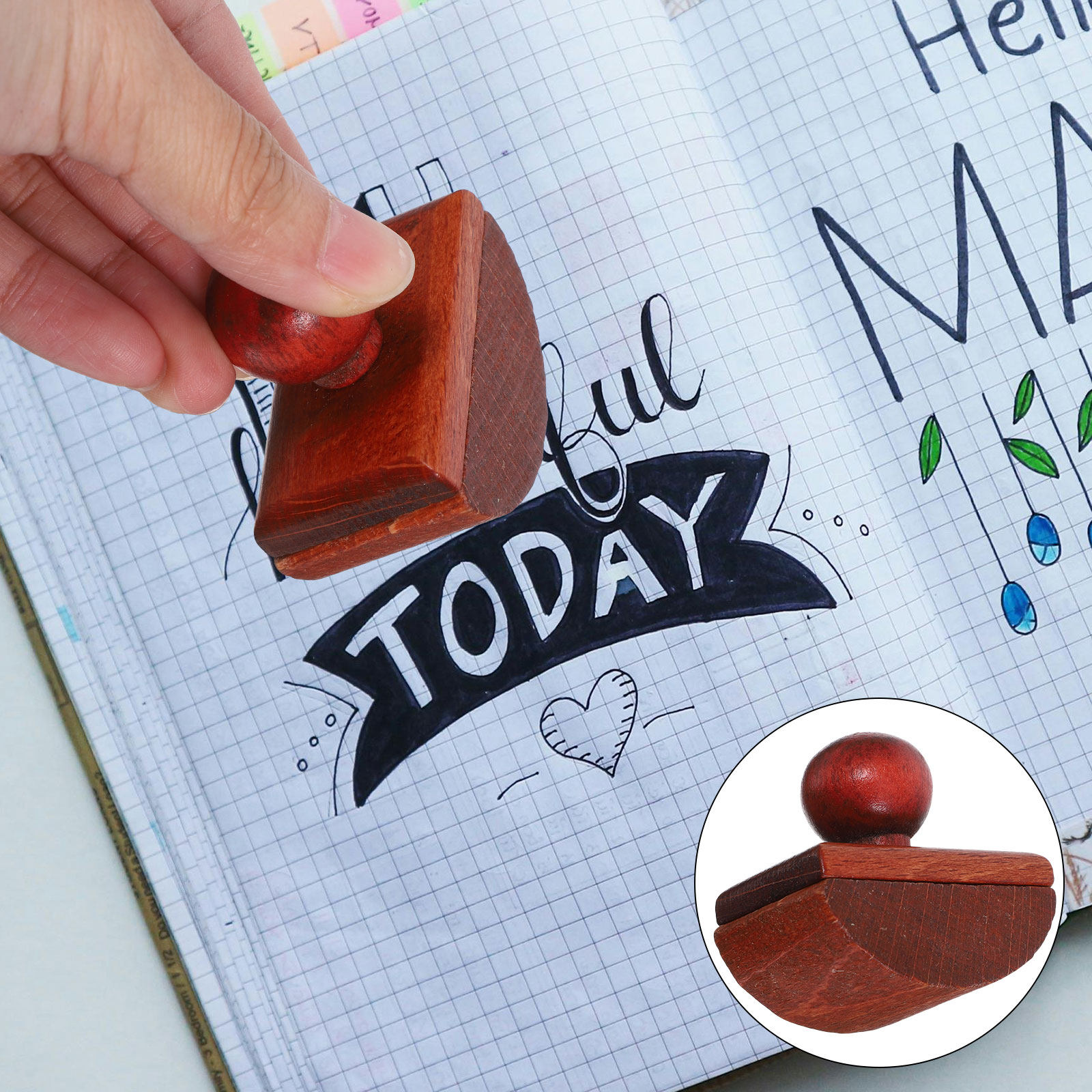 Wood Rocker Blotter Ink Quick  - Ink Blotter Paper recension och pris