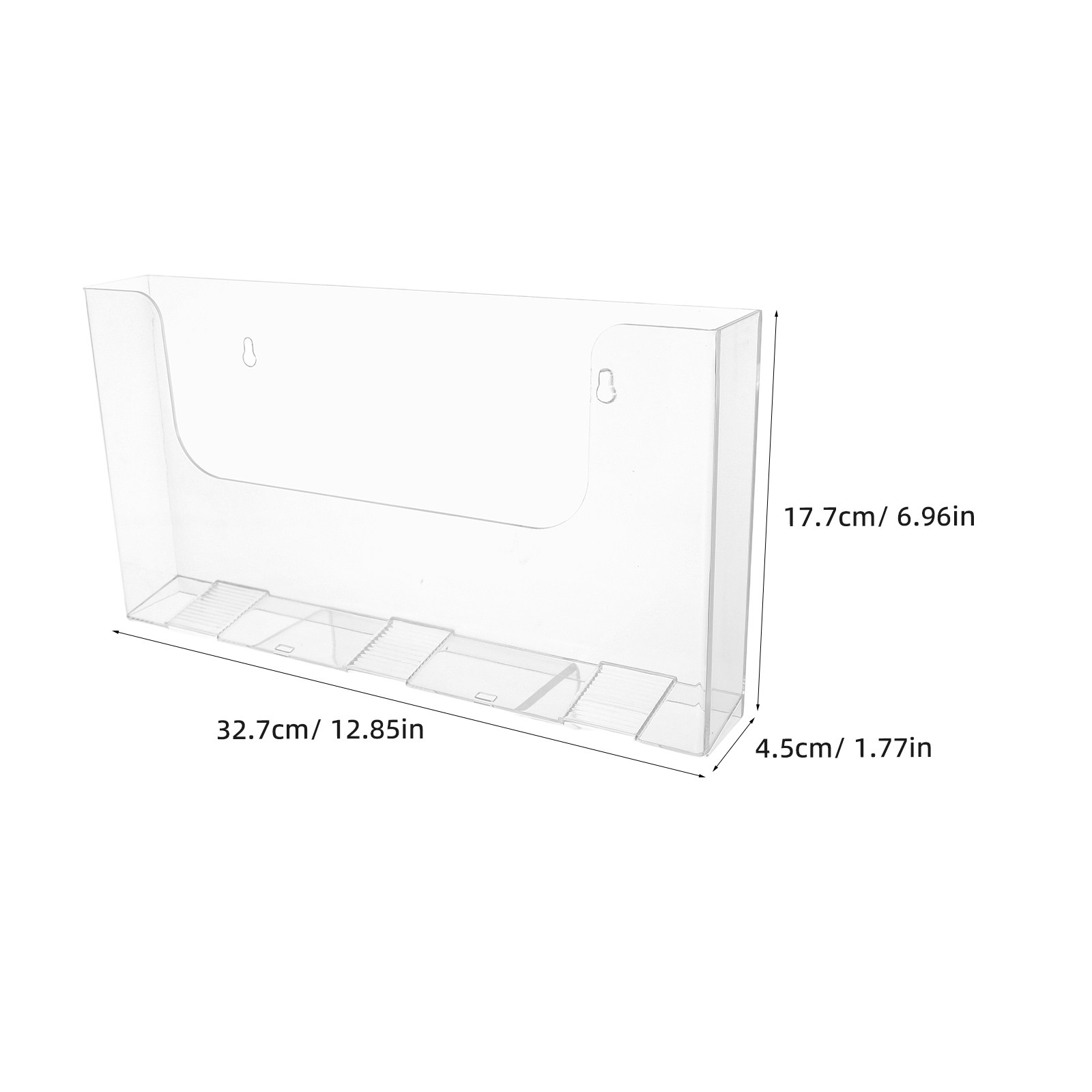 Acrylic Wall File Holders 2 Pa - Magazine Holder Rack recension och pris