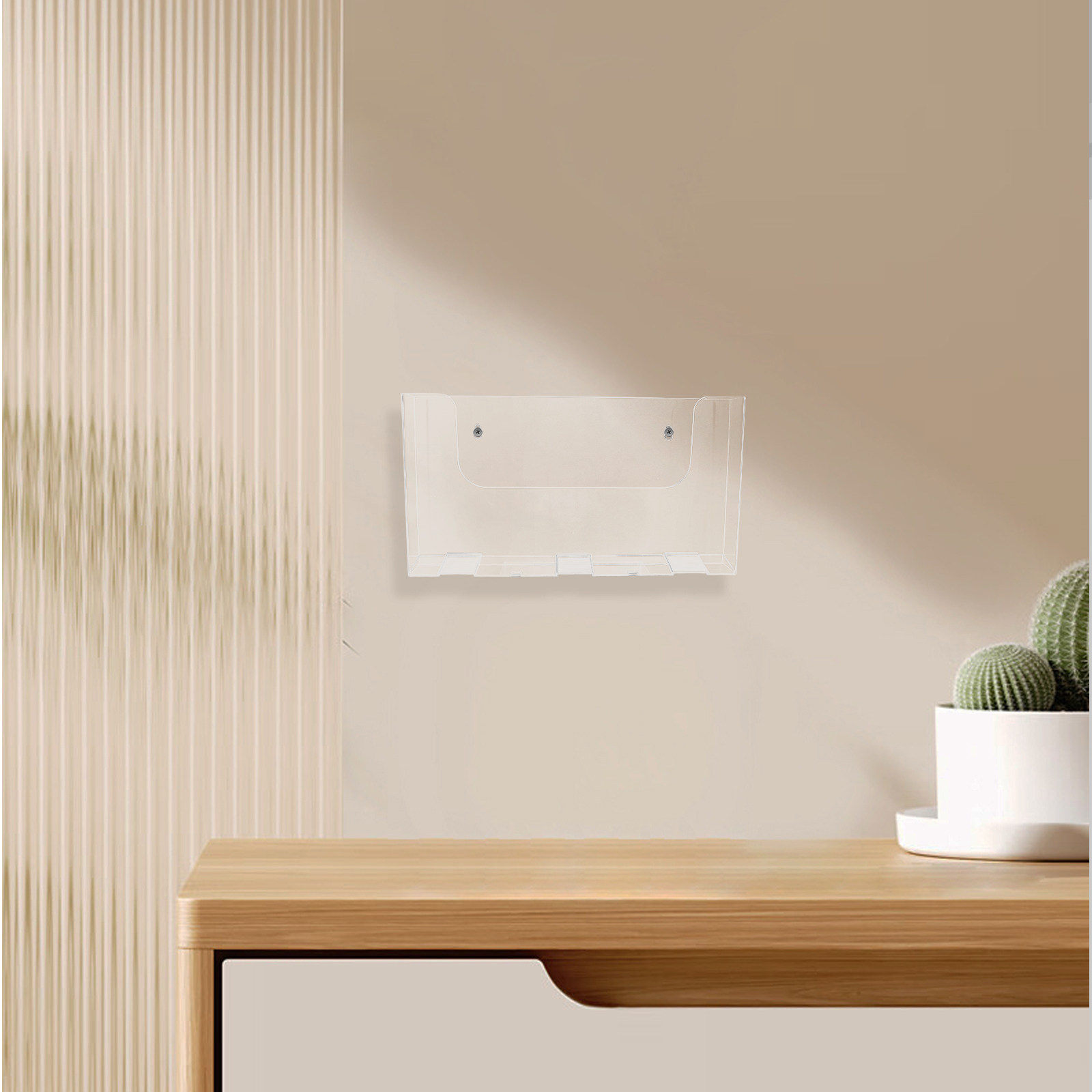 Acrylic Wall File Holders 2 Pa - Magazine Holder Rack recension och pris