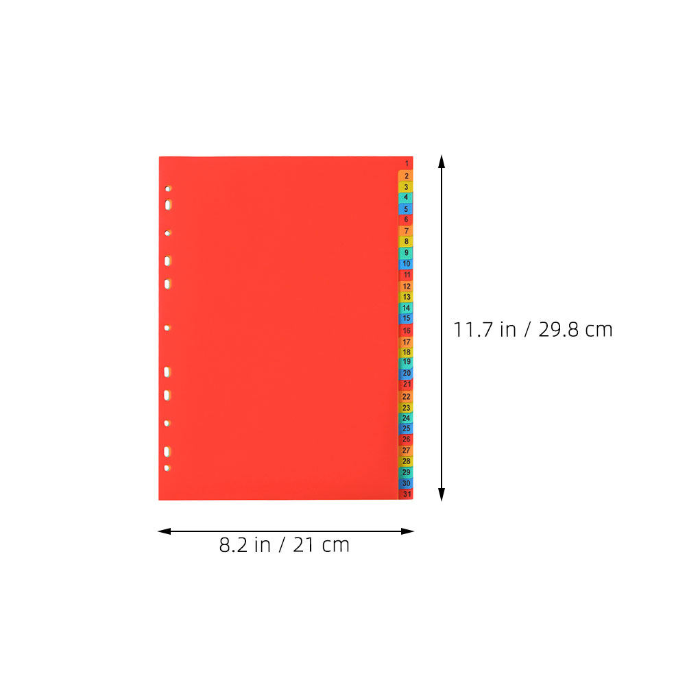 2Sets A4 Index Dividers Plasti - Tab Divider A4 recension och pris
