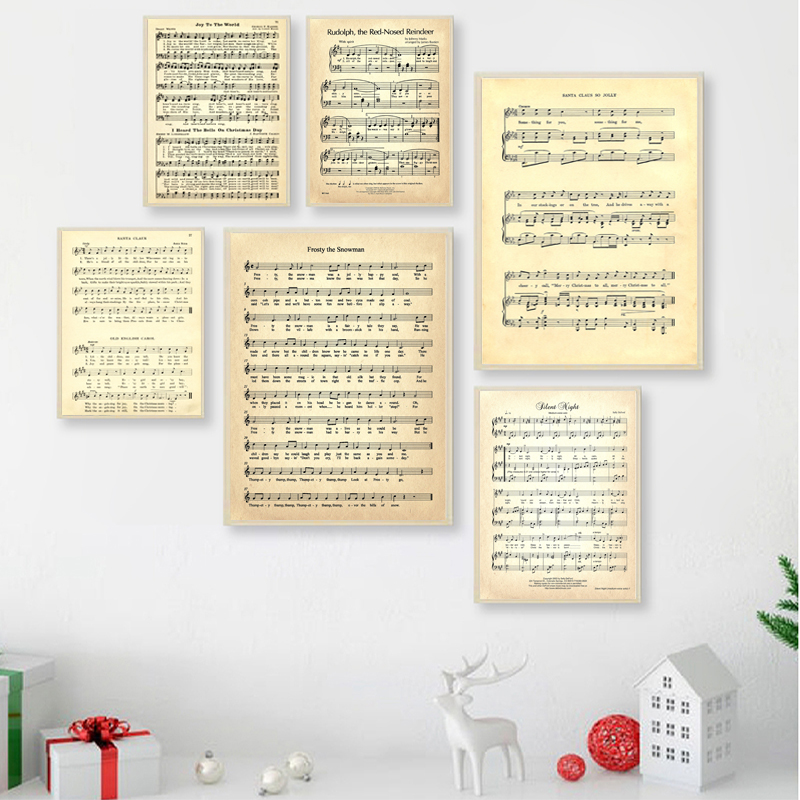 CHRISTMAS CAROLS Sheet Music P - Ink Blotter Paper recension och pris